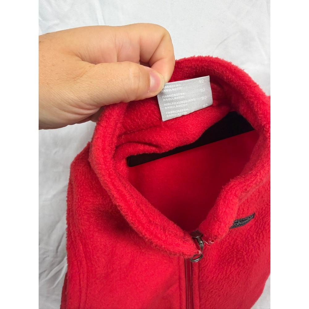 Columbia Toddler Boys 3T Red Steens Mountain Fleece Vest - Picture 6 of 8